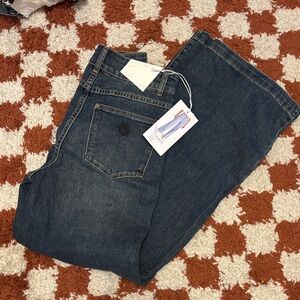 Women’s Dark Blue Wide Leg Denim